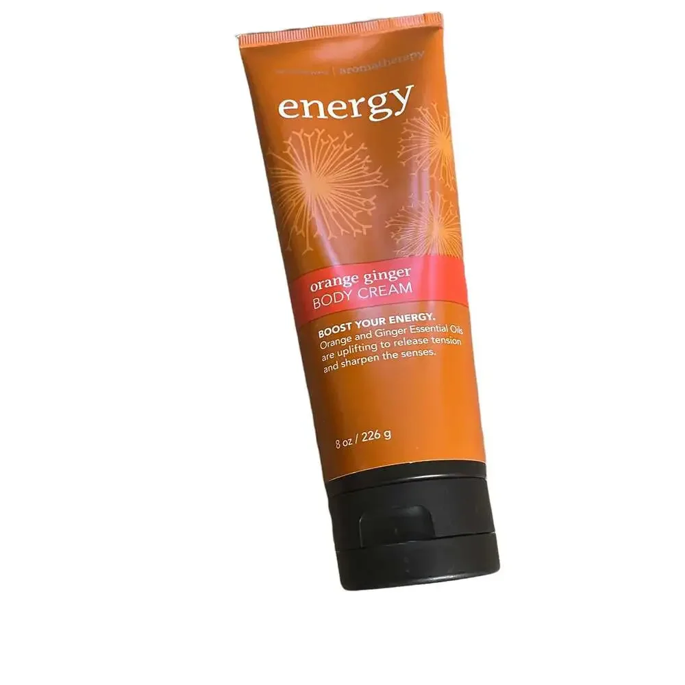 Bath and Body Works Aromatherapy Energy Orange Ginger Body Cream 8 oz